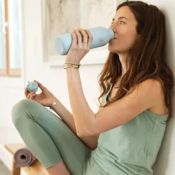 Water Bottles<Lifefactory Stainless Steel Double Wall Insulated Water Bottle, 32 oz., Mint (LIFLS365MMI4)