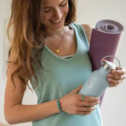 Water Bottles<Lifefactory Stainless Steel Double Wall Insulated Water Bottle, 32 oz., Mint (LIFLS365MMI4)