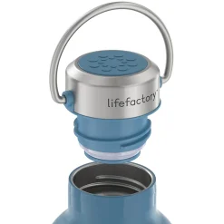 Water Bottles<Lifefactory Stainless Steel Double Wall Insulated Water Bottle, 32 oz., Dark Denim (LIFLS365MDD4)