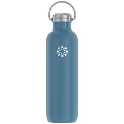 Water Bottles<Lifefactory Stainless Steel Double Wall Insulated Water Bottle, 32 oz., Dark Denim (LIFLS365MDD4)
