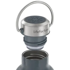 Water Bottles<Lifefactory Stainless Steel Double Wall Insulated Water Bottle, 32 oz., Carbon (LIFLS365MCN4)