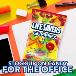 Gummy & Chewy Candy<LifeSavers 5 Flavors Gummies Candy, 7 oz. (08342)