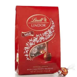 Chocolate<Lindt Lindor Truffle Milk Chocolate Truffles, 15.2 oz. (301-00005)