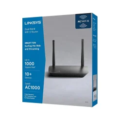 Linksys AC700 Dual Band Gaming Router, Black (E5350)* Wi-Fi Routers