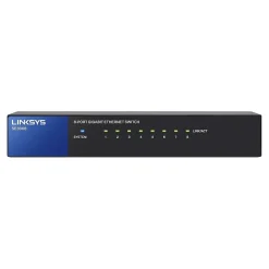 Linksys 8-Port Gigabit Ethernet Unmanaged Switch, Black (SE3008)* Ethernet Switches & Splitters