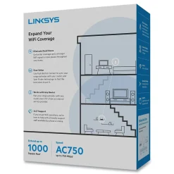 Linksys RE6300 Dual Band 2.4/5GHz Wireless and Ethernet Extender, White* Wi-Fi Extenders