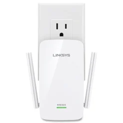 Linksys RE6300 Dual Band 2.4/5GHz Wireless and Ethernet Extender, White* Wi-Fi Extenders