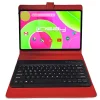 Linsay 12" Octa Core Tablet, 8GB RAM, 256GB Storage, Android 14, Bundled with Red Style Keyboard