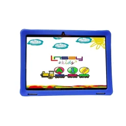Linsay 10.1" Octa Core Tablet, 4GB RAM, 128GB Storage, Android 13, Bundled with Blue Kids Defender Case