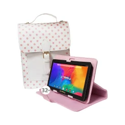 Linsay 7" Tablet with Stylus, Case, and Handbag, 2GB RAM, 64GB Storage, Android 13, Sweet Pink (F7UHDSWEETPINK)
