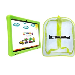 Linsay Android 13 10.1" Tablet, 128GB Storage, Android OS, Green (F10IPGKIDSGREBA)