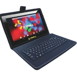 Linsay F10 Series 10.1" Tablet, WiFi, 2GB RAM, 64GB Storage, Android 13, Black w/Black Keyboard (F10XIPSBK)