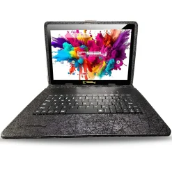 Linsay Octa Core 10.1" Tablet, 4GB RAM, 128GB Storage, Android 13, Bundled with Oracle Keyboard Case, Briefcase and Stylus Pen