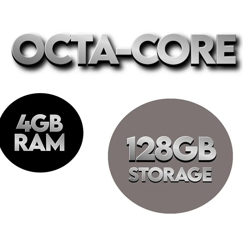 Linsay 10.1"Octa Core 128GB Storage Android 13 Tablet with Purple Style Keyboard Premium, Application Pack and Pen Stylus