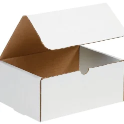 Partners Brand Literature Mailers, 12 1/8" x 9 1/4" x 1 1/4", White, 50/Bundle (ML1291R)* Corrugated Mailers