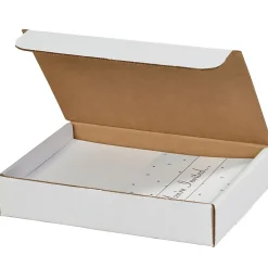 Partners Brand Literature Mailers, 9" x 8" x 2", White, 50/Bundle (ML982)* Corrugated Mailers