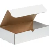 Partners Brand Literature Mailers, 16" x 8" x 4", White, 50/Bundle (ML1684)* Corrugated Mailers