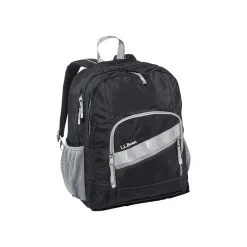 Backpacks<L.L.Bean Deluxe Book Pack Backpack, Black (0TXT901000)