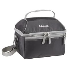 Lunch Boxes & Bags<L.L.Bean Flip-Top Lunch Box, Black, 203 Oz. (0SUL710000)