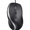Logitech Advanced Ergonomic Ambidextrous Optical USB Mouse, Black (910-007476)* Ergonomic Mice