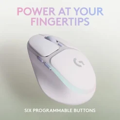 Logitech Aurora G705 Wireless Optical Gaming Mouse, White Mist (910-006365)* Ergonomic Mice