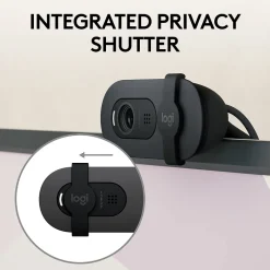 Logitech Brio 105 Full HD 1080p Webcam, 2 Megapixels, Black (960-001579)* Webcams