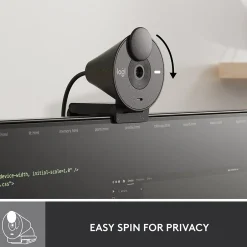 Logitech Brio 300 HD 1080p Webcam, 2 Megapixels, Graphite (960-001497)* Webcams