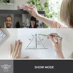 Logitech Brio 500 HD Webcam, 4 Megapixels, Rose (960-001432)* Webcams