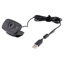 Logitech C310 1 MP Universal HD Webcam, Black (960-000585)* Webcams