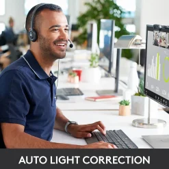 Logitech C270 HD Webcam with Noise-Reducing Mics for Video Calls* Webcams