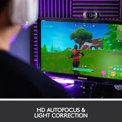 Logitech C922 Pro Stream Webcam 1080P Camera for HD Video Streaming, Black (960-001087)* Webcams