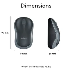 Logitech Combo MK270 Wireless Keyboard & Mouse, Black (920-004536)* Ergonomic Keyboard & Mouse Sets