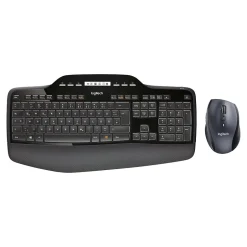 Logitech Desktop MK710 Wireless Keyboard & Mouse, Black (920-002416)* Ergonomic Keyboard & Mouse Sets