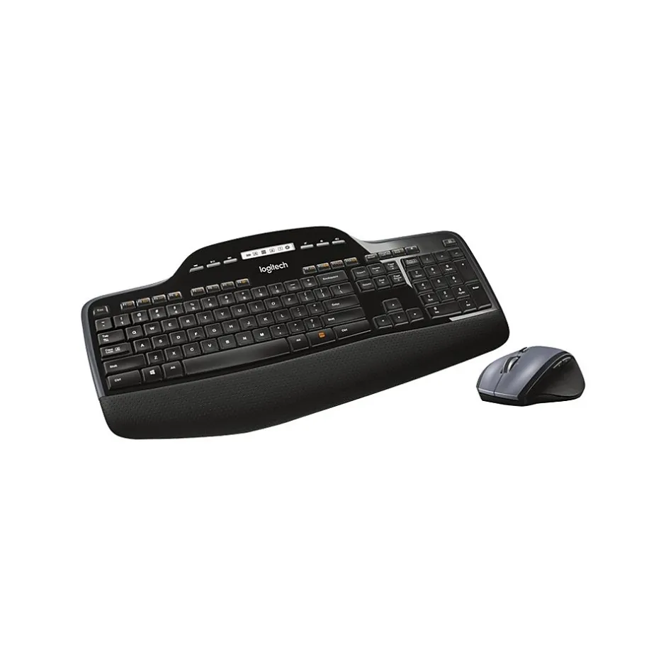 Logitech Desktop MK710 Wireless Keyboard & Mouse, Black (920-002416)* Ergonomic Keyboard & Mouse Sets