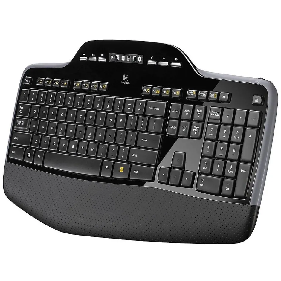 Logitech Desktop MK710 Wireless Keyboard & Mouse, Black (920-002416)* Ergonomic Keyboard & Mouse Sets