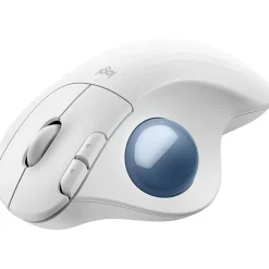 Logitech Ergo M575S Wireless Ergonomic Optical USB Mouse, Off-White/Blue (910-007028)* Ergonomic Mice