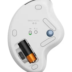 Logitech Ergo M575S Wireless Ergonomic Optical USB Mouse, Off-White/Blue (910-007028)* Ergonomic Mice