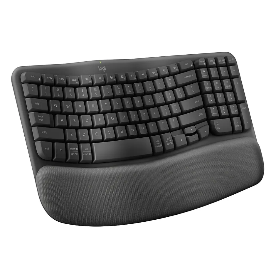 Logitech Ergo Series Wave Keys Wireless Ergonomic Keyboard, Graphite (920-011898)* Ergonomic Keyboards