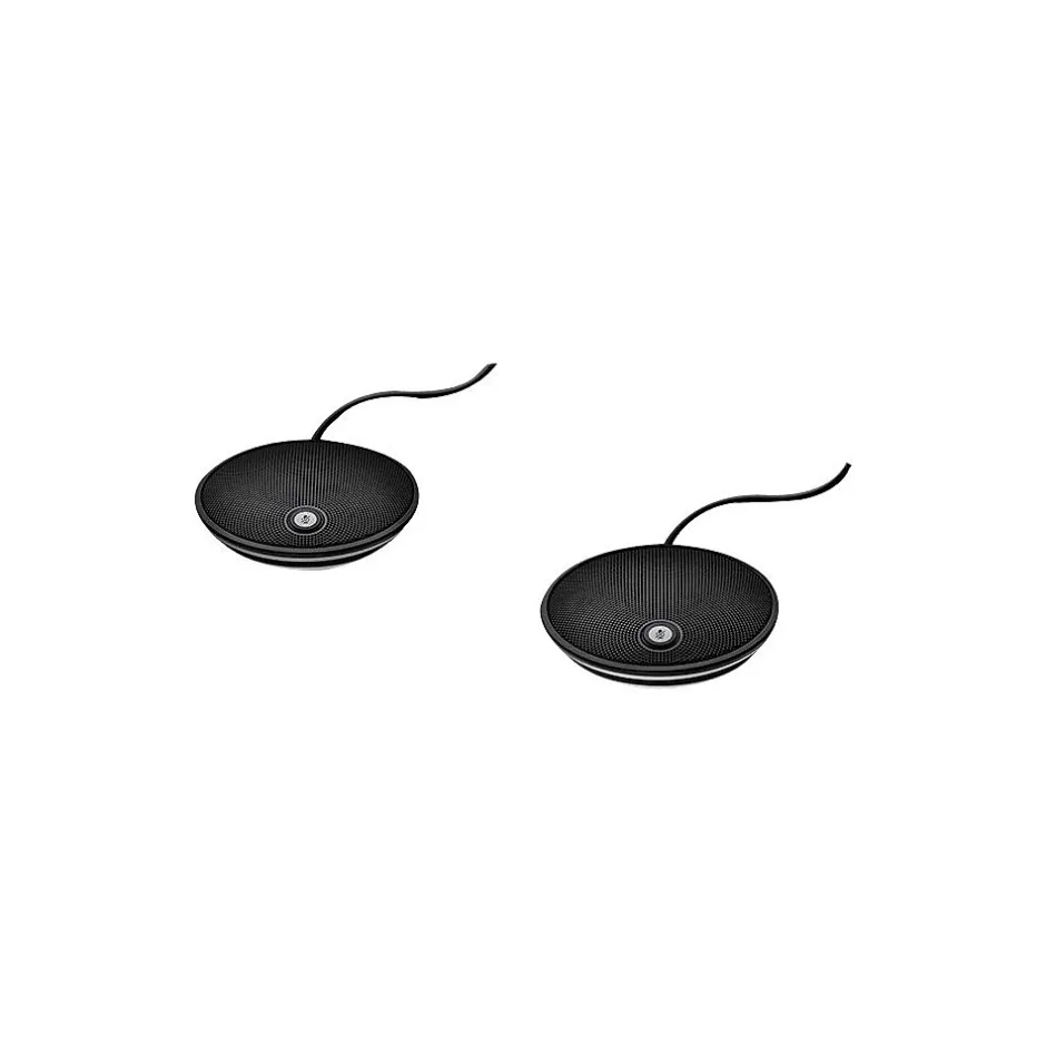 Logitech Expansion Microphone for GROUP System, Black, 2/Set (989-000171)* Webcams