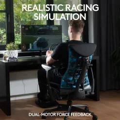 Logitech G G29 Driving Force 941-000110 Gaming Steering Wheel for PS3 & PS4, Cable, Black* Gaming Accessories