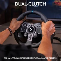 Logitech G G923 TRUEFORCE Sim Racing Wheel and Pedals for PS5, PS4 and PC, Black (941-000147)* Gaming Accessories