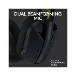 Logitech G435 LIGHTSPEED Bluetooth Over-the-Ear Gaming Headset, Black (981-001049)* Gaming Headsets