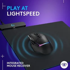 Logitech G PowerPlay Wireless Charging Gaming Mouse Pad (943-000109)* Ergonomic Wrist Rests