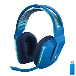 Logitech G Series G733 Wireless Over-the-Ear Gaming Headset, Blue (981-000942)* Gaming Headsets