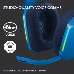 Logitech G Series G733 Wireless Over-the-Ear Gaming Headset, Blue (981-000942)* Gaming Headsets
