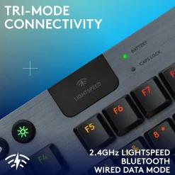 Logitech G Series G915 X LIGHTSPEED TKL Wireless Tactile Gaming Keyboard, Black (920-012715)* Keyboards