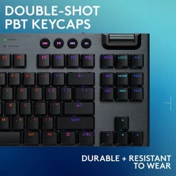 Logitech G Series G915 X LIGHTSPEED TKL Wireless Tactile Gaming Keyboard, Black (920-012715)* Keyboards