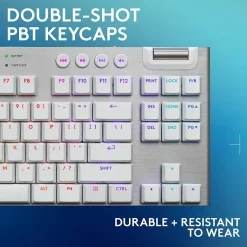 Logitech G Series G915 X LIGHTSPEED TKL Wireless Tactile Gaming Keyboard, White (920-012732)* Keyboards