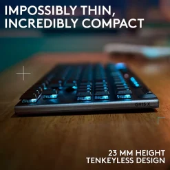 Logitech G Series G915 X LIGHTSPEED TKL Wireless Linear Gaming Keyboard, Black (920-012743)* Keyboards