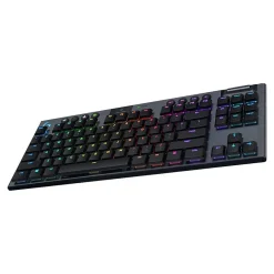 Logitech G915 TKL LIGHTSPEED GL Clicky Wireless Gaming RGB Mechanical Keyboard, Black (920-009529)* Ergonomic Keyboards
